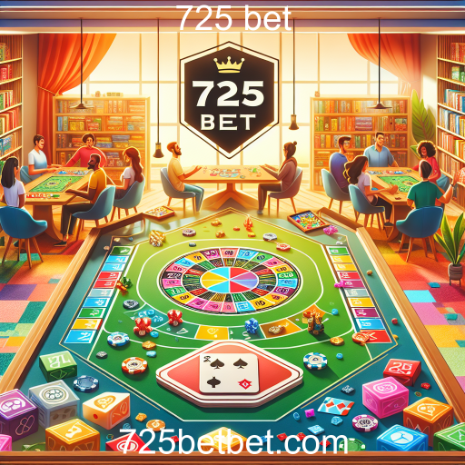 Descubra a Diversão dos Jogos de Mesa no 725 bet